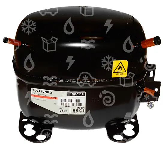 kompresor SECOP / DANFOSS SLV15CNK.2, LBP - R290, 220-240 V, 50/60 Hz